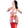 Women Sexy Chest Strap Bodysuit Sm Bundled Backless Cosplay Underwear Hollowed Out Nightgown Crotchless Bodysuits
