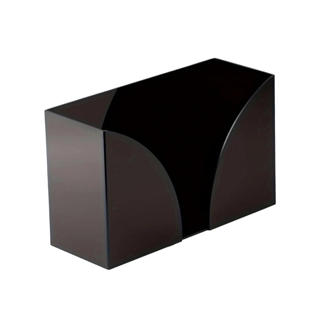 Compact Acrylic Napkin Holder Vertical Tissue Storage Box Freestanding Paper Rack for Restaurant Home Table Decor