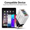Colorful 4-Port 3A USB Charger for Mobile Phones & Tablets, Compatible with EU, US, UK, and AU Standards