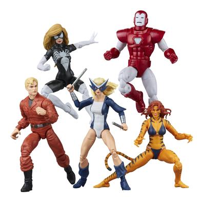 Hasbro Marvel Legends Series MARVEL West Coast Avengers Iron Pym-Actionfiguren-Set mit 5 Stück, das die Marvel Legends-Actionfigur F7053 reproduziert