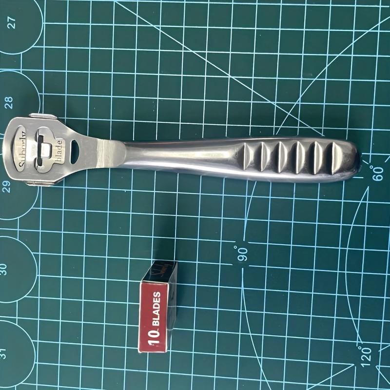 Premium Metal Faux Leather Thinner Blades - Precision Carving, Trimming & Scraping for DIY Faux Leather Crafting, Durable Hand Tool Accessories
