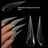 140Pcs/Box Mechanical Dragon Claw Nail Forms For Poly Extension Gel Nail Molds Nail Extension Forms For Building Gel Manicure