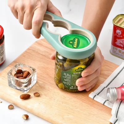 4-in-1 Jar Opener Multifunctional Non-slip Jar Wine Beer Bottle Lid Opener Lids Opener Gripper Kitchen Gadgets Wine Accessories