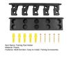 Wall Mount Fishing Rod Holder 10 Holes Multi-function Vertical Fishing Pole Display Storage Rack Organizer Stand Fishing Accessories