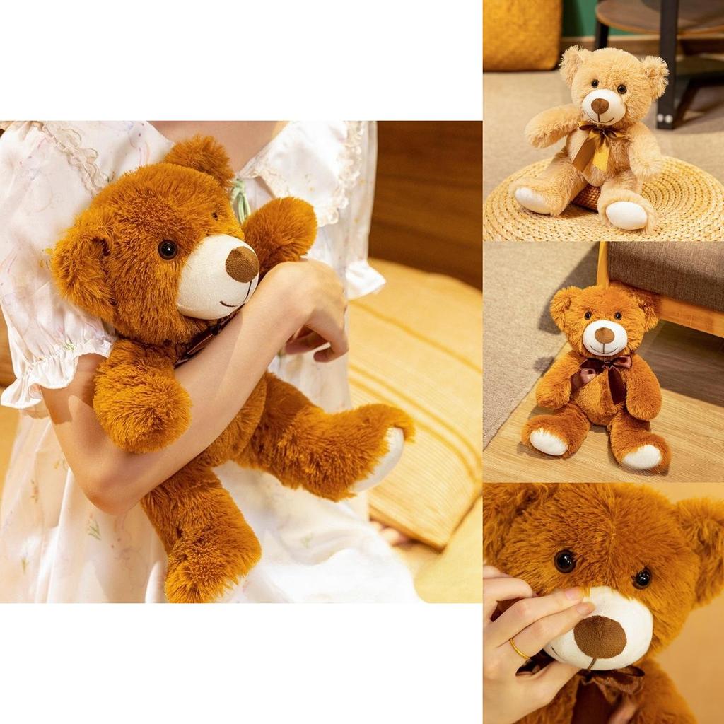 Plush Bear Toy For Kids Gift Soft 3d Cotton Stuffed Animal For Children