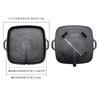 30cm Square BBQ Grill Plate - Lightweight, Direct Flame, Multifunctional Cast Iron Grill - Easy to Clean, Compatible with Gas Stoves and Portable Gas