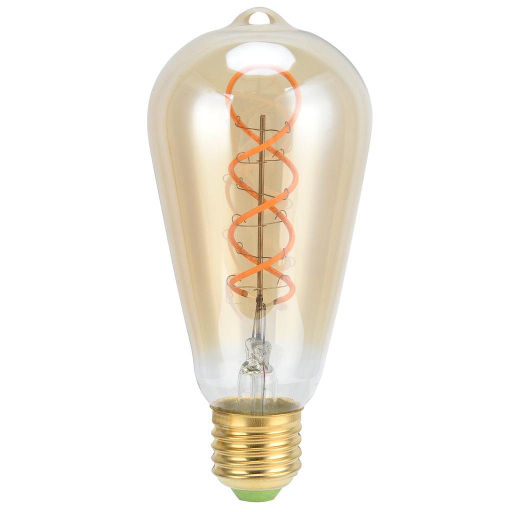 Light Bulb Dimmable Transparent Glass High Light Transmittance E27 Lamp Holder Warm Light 4W LED Bulb 110V