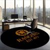 Rangers Fc (19) Round Office Rug Decorative Floor Rug for Office Bedroom Living Room and Home Space