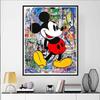 Diamond Painted Mickey Mouse Decorative Painting 5D DIY Kit Adult Arts and Crafts Home Decor and Gift
