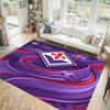 Fiorentina FC Design Crystal Velvet Carpet Cozy Non?Slip Printed Rug For Bedroom Living Room Entrance