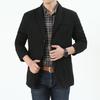 Herren Baumwollblazer: Frühling/Herbst Lässiger Uni-Farben Trend, Übergröße verfügbar.