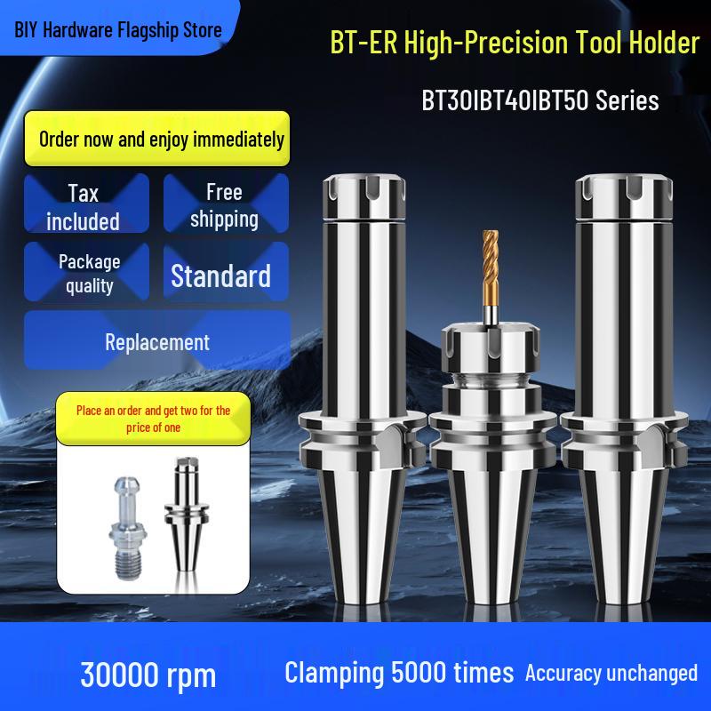 CNC Machining Tool Holder: BT40/BT50 ER Series (ER25, ER16, ER32) Chuck