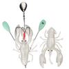 PVC Fishing Lifelike Lures Artificial Crayfish Shape Bait   Sea Fishing Accessory