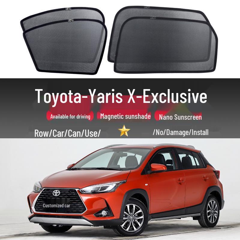 Toyota Yaris X Magnetic Sunshade for Car Windows - Sun Protection & Privacy Curtain
