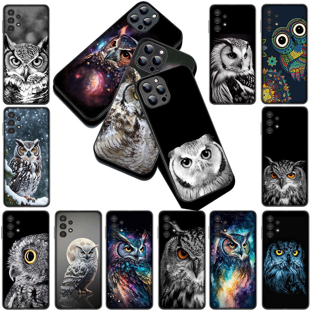 Owl Cartoon Phone Cover Soft Case for Apple iPhone 17 Air 12 13 Pro Max Mini ProMax 7 + 8 Plus Casing