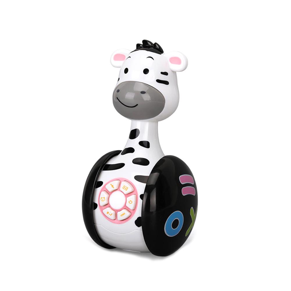 Animal Shape Slideable Tumbler Story Telling Machine Kids Interactive Sing Toy