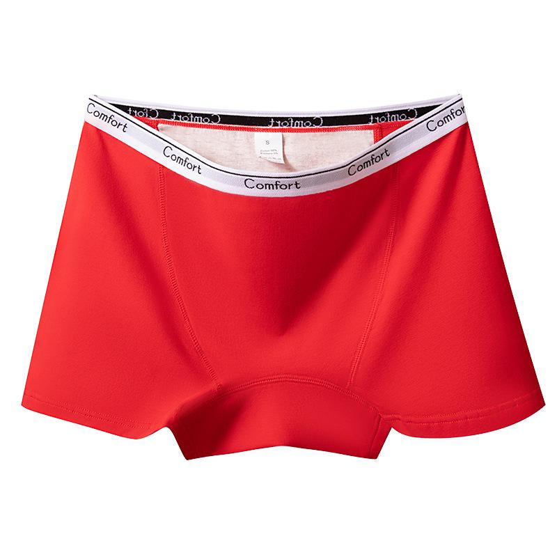 

Трусы с высокой посадкой, с плоским углом, из чистого хлопка, большого размера, менструальные, с защитой от протекания, антибактериальные, безопасные, женские гигиенические трусы L