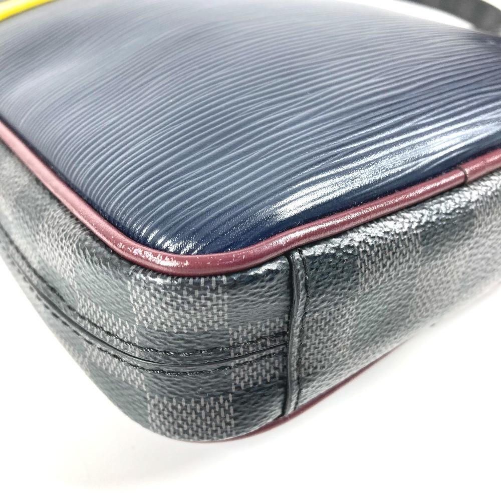 Louis Vuitton M55100 Epi Damier Graphite Danube Slim Bag Pochette Shoulder Bag