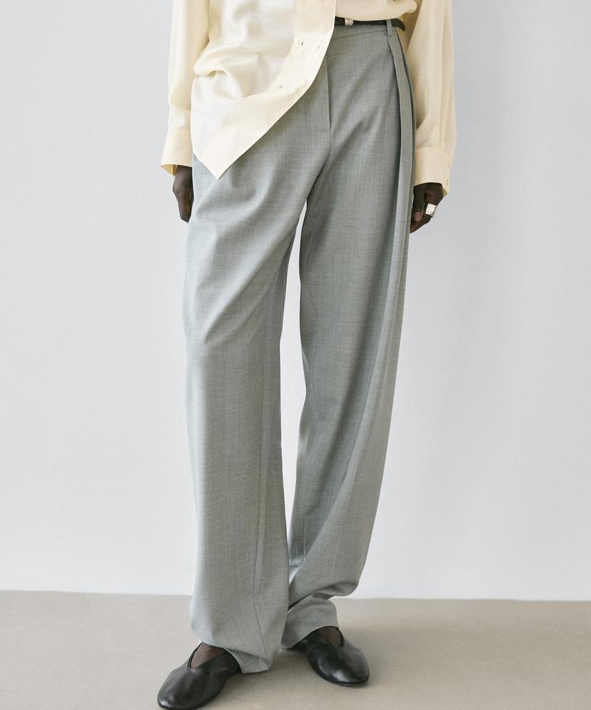 Masimodutti Fluid Pants With Dart Detail