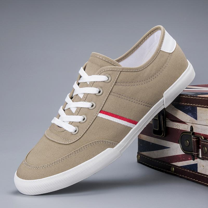 

Новые весенние парусиновые туфли корейской версии, универсальные туфли на одной ноге, ленивые туфли на плоской подошве, повседневная мужская обувь из ткани в стиле старого Пекина 44