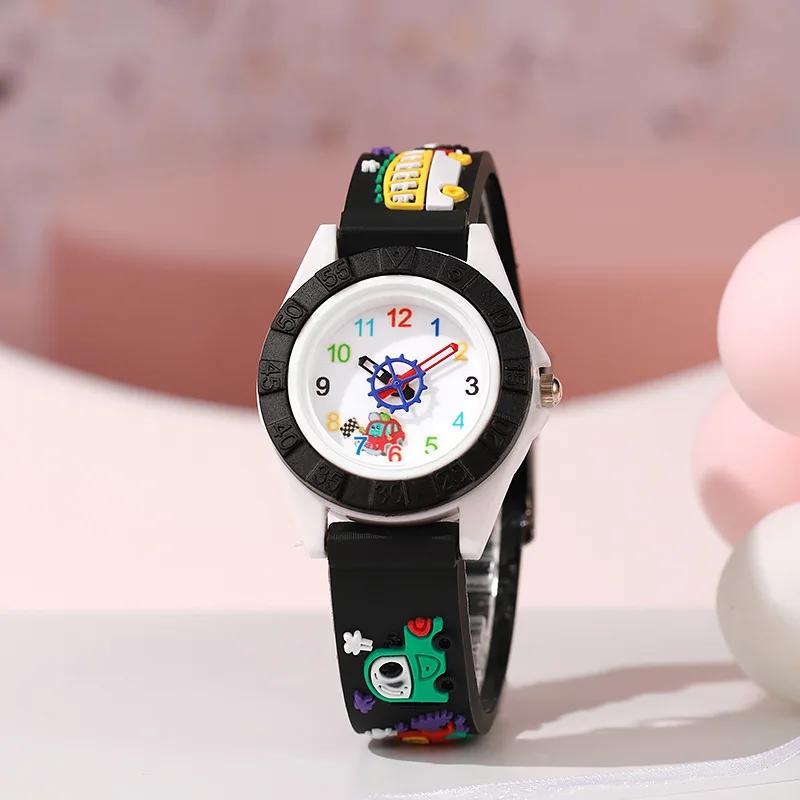 Fashion Children Watches Silicone Quartz Wristwatch Birthday Gift Kid Girl Boy Study Time Girl Watch Reloj Kids Watches Boys