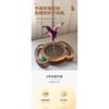 Solid Wood Wear Resistant Cat Scratching Turntable With Bell Cat Teasing Toy Pet Supplies