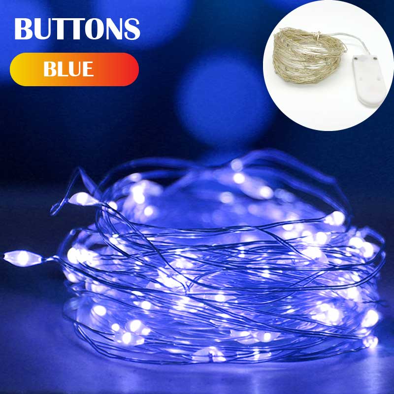 5M 10M 20M Fairy Light New Year LED Christmas Light Waterproof Copper Wire String Light for Wedding Garland Party Curtain Light