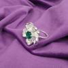 Chrome Diopside Gemstone 925 Sterling Silver Jewelry Handmade Ring Gift For Wife CZR-1-14