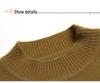220 Jin Plus Size Middle-Aged & Elderly Women's Round Neck Pullover Sweater, Autumn/Winter, Loose Fit, Base Layer.