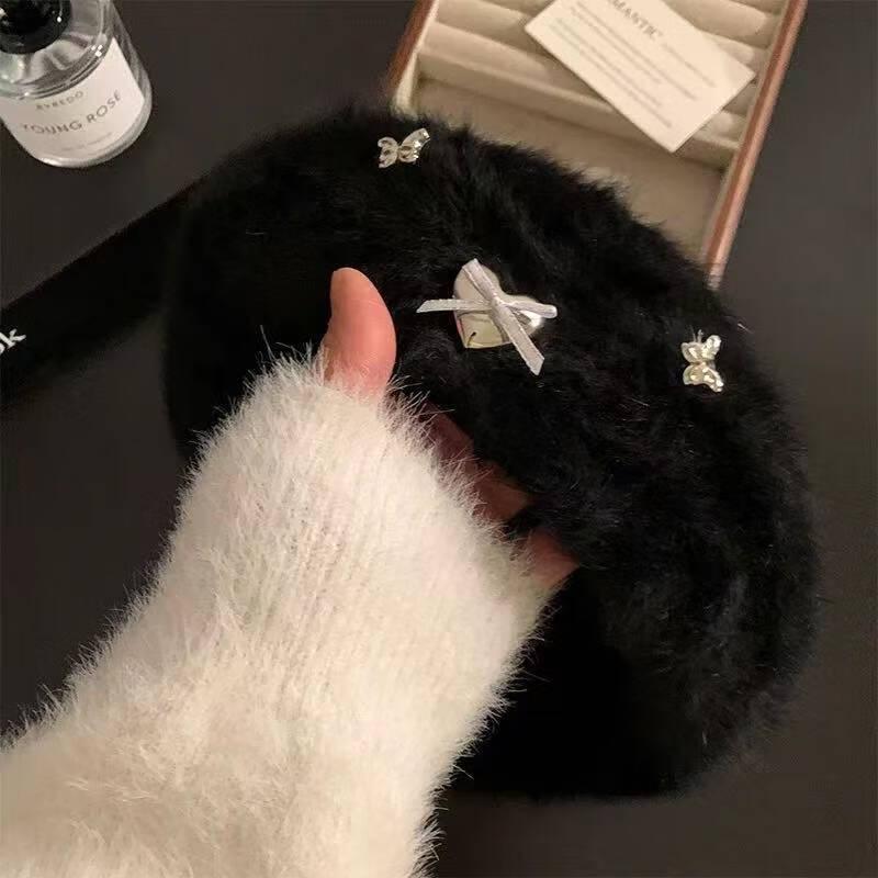 

Берет из пушистого меха кролика Miling M