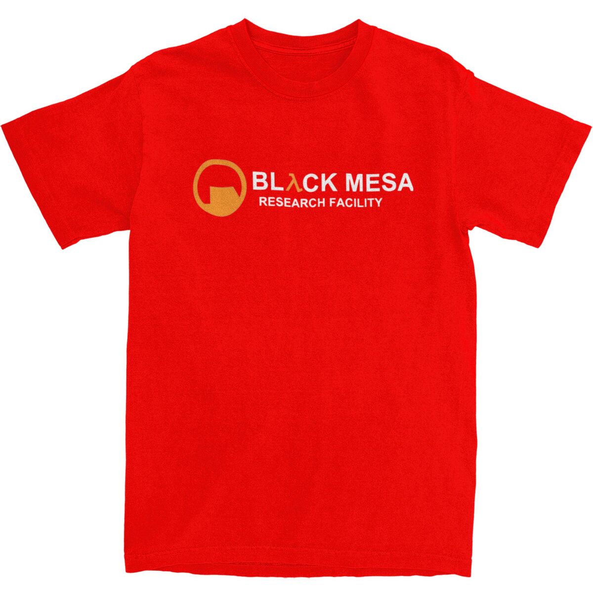 Мужская футболка BLACK MESA Видеоигры Halfs Lifes Футболки Мода Летняя футболка Винтажный узор Хлопковые топы Идея для подарка S