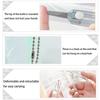 1pc Portable Retractable Mini Scissors Keychain, Lightweight Craft Cutting Pendant, Bag Charm Gift for Friends Classmates.