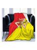 Flag Of Sicily Throw Blanket 40x30 Soft Cozy Lightweight Blanket Fuzzy Blanket For Couch Bed Sofa