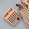 With Grooves Leather Craft Tool Holder 46 Holes Leather Holder Tool  Crafting Organizer