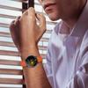 Litchi Textured Genuine Cow Leather Strap with Electroplated Buckle for Google Pixel Watch 4/3/2/Watch 41mm Pointed-End Watch Band