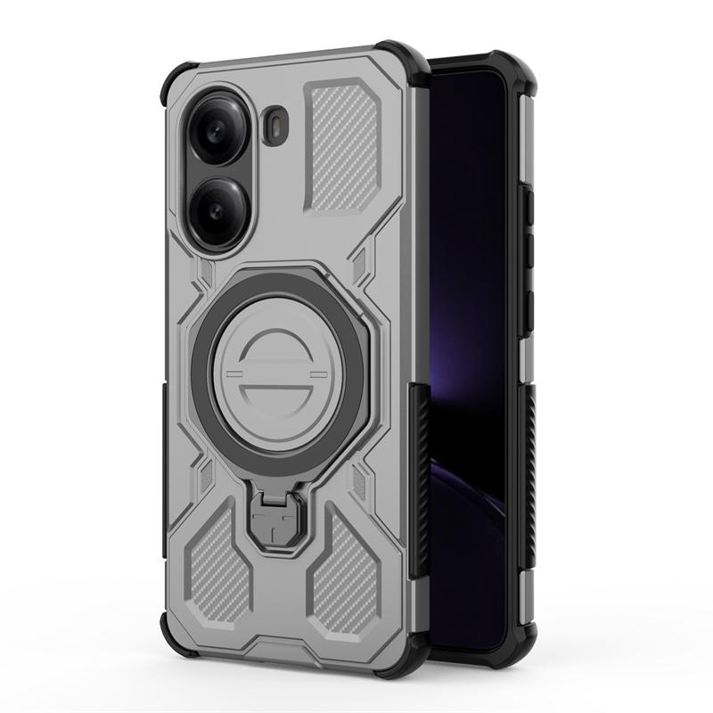 Magnetic Wireless Charge Cover For Xiaomi Poco X7 Pro F7 Ultra Phone Holder Armor Case Poco X7 Pro Cover For Poco X7 Pro Case