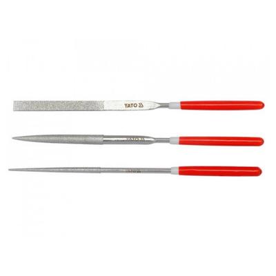 Yato Diamond Coated Needle File Set (Pack of 3)