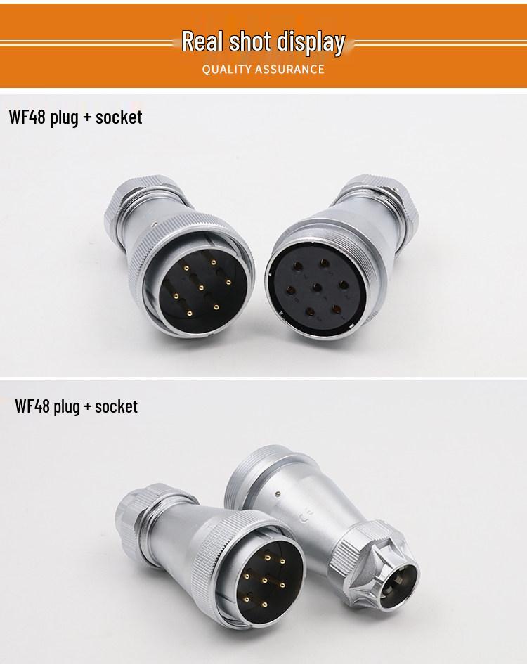 Weipu Waterproof Aviation Connector WF4857202738, 27-Pin TEZE Socket