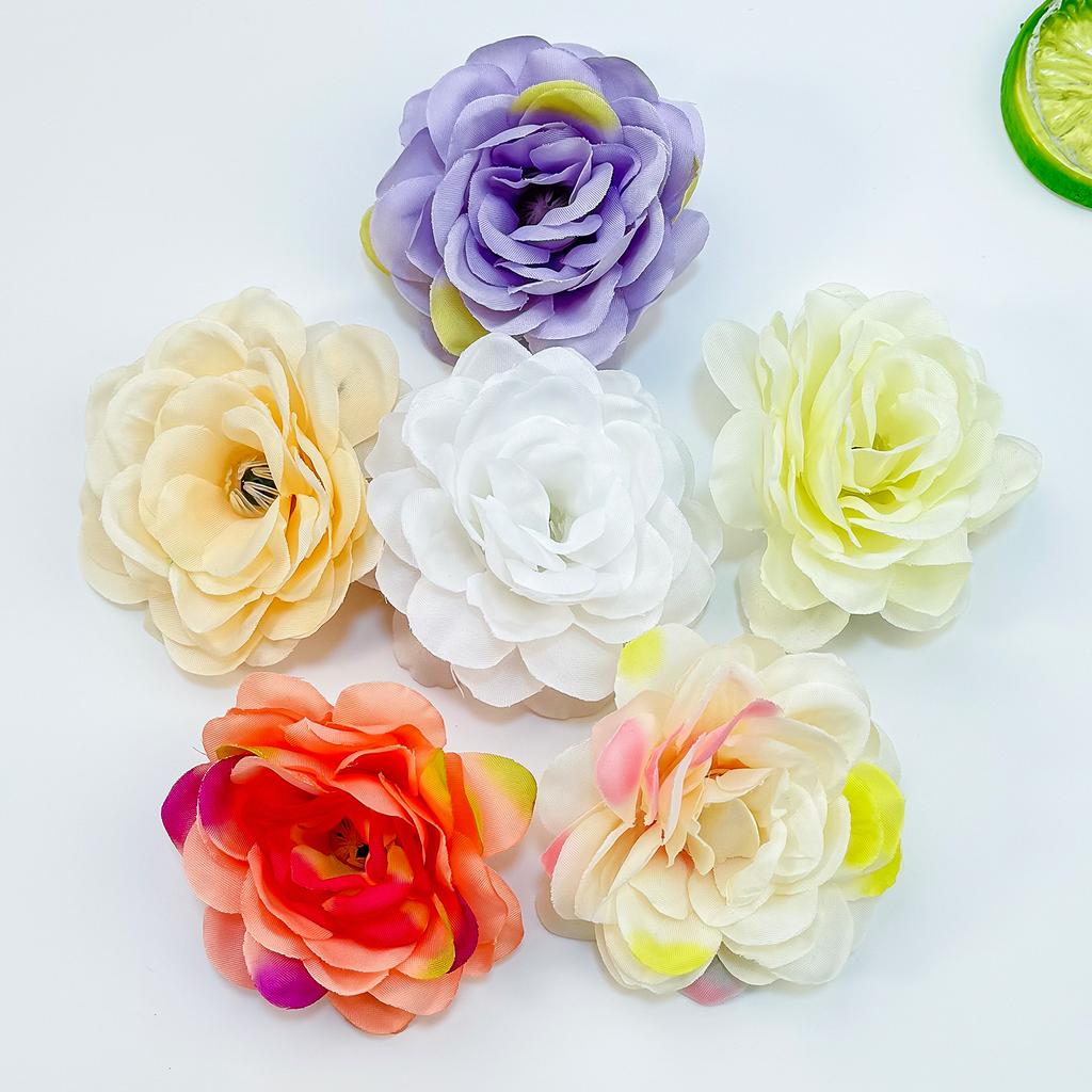 6/12pcs Flower Hair Clips Hairpin Wedding Headdress Hair Accessories For Bridal Bridesmaid Party Flower Hairclip Ornament