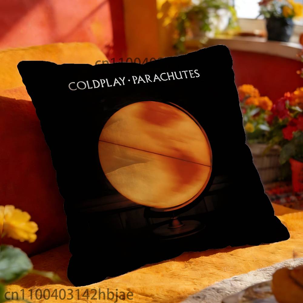 C-ColdplayS Throw Pillow Case For 45x45cm 55x55cm 30x30cm Square Car Pillowcase Home Bedchamber Decor Gift