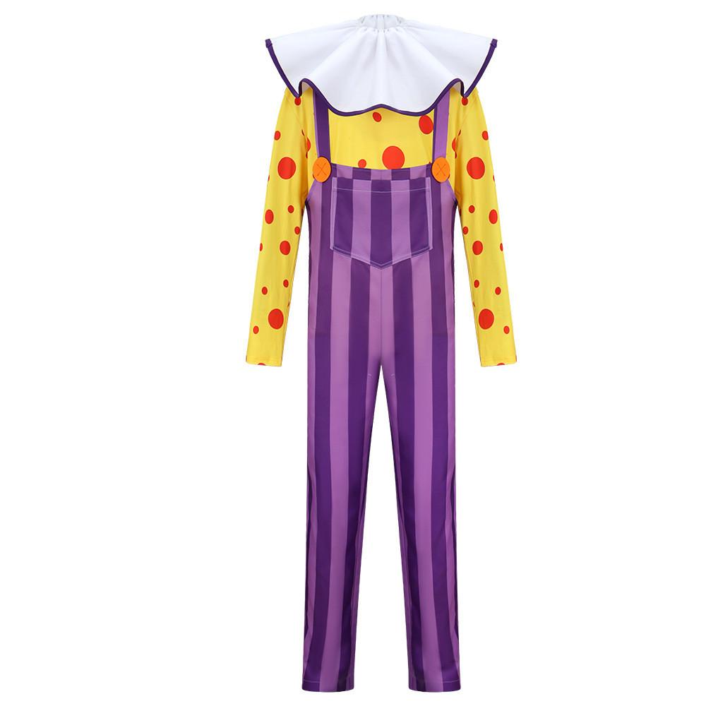 Toy Story Chuckles Der Clown Cosplay Kostüm Mit Langarm Oberteil Und Latzhose Für Halloween Kostümparty