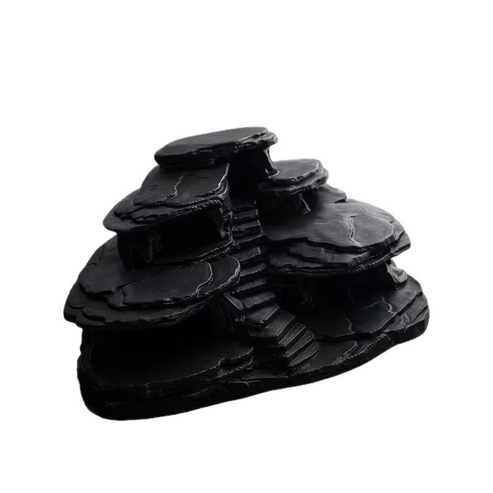 Realistic Texture Fish Tank Rockery Ornaments 3D Printing Fish Hiding Cave  Fish Tank Decoration