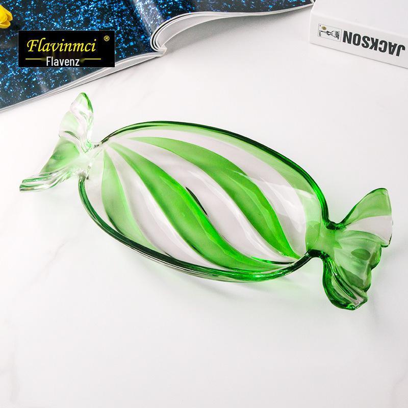 Duży Wielofunkcyjny Kolorowy Talerz na Przekąski i Desery na Stolik Kawowy do Salonu