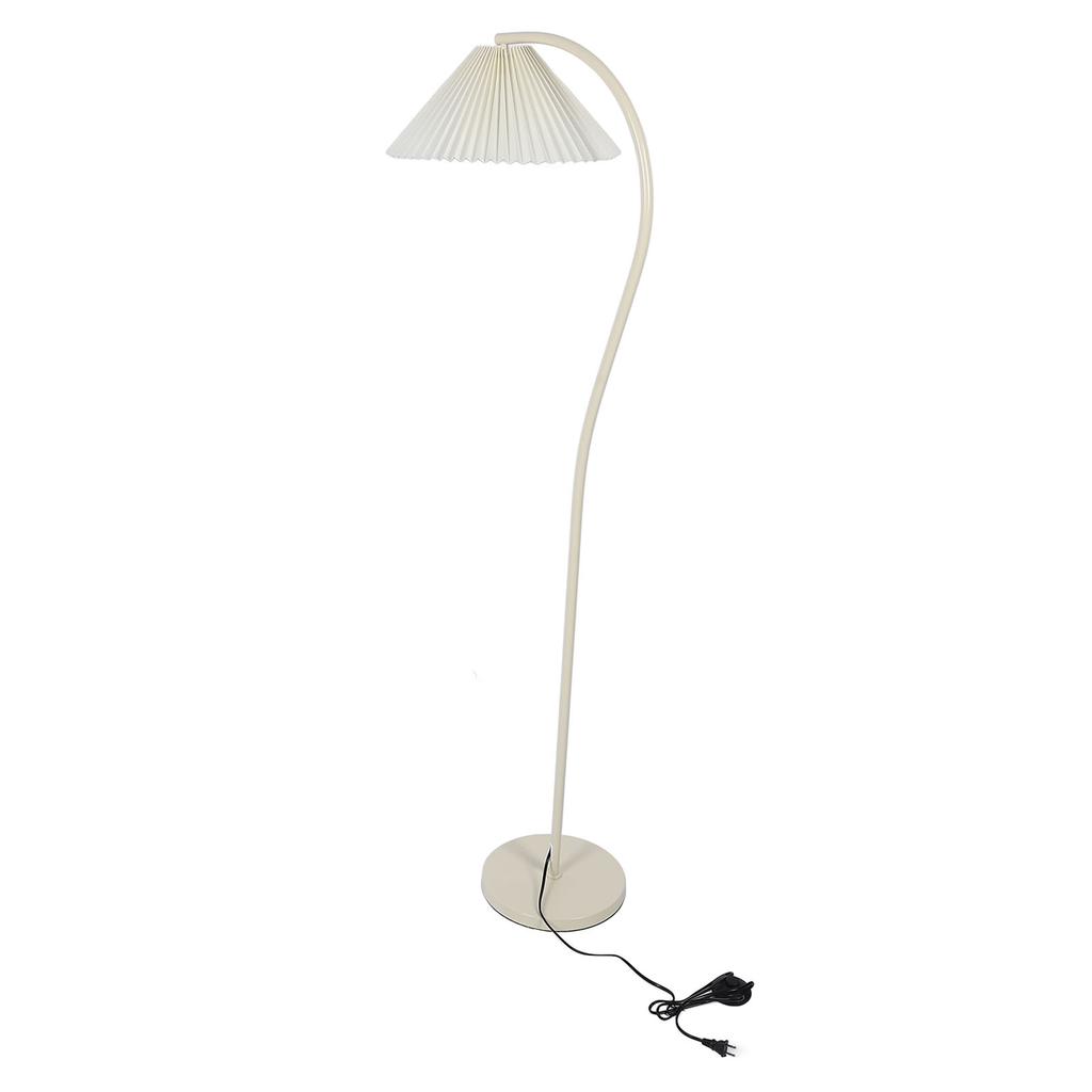 LED Floor Lamp 12W E27 Bulb 3 Light Modes 3000‑6500K Dimmable Remote Control Metal Standing Lamp with Foot   for Reading