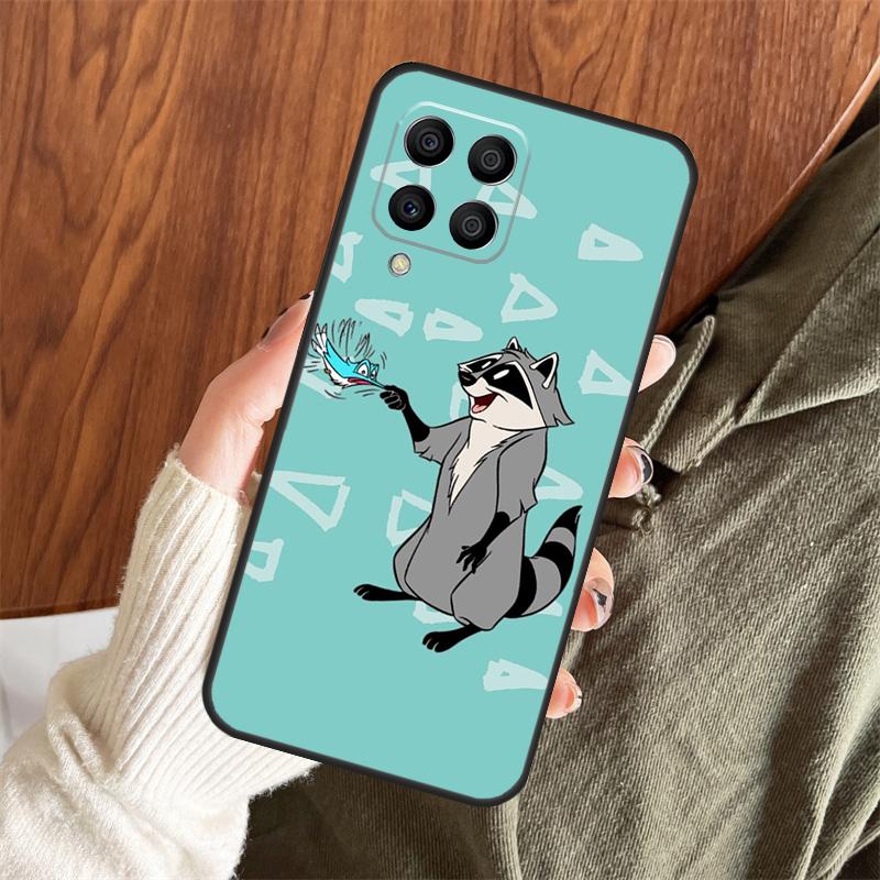 Funny little raccoon Case For Samsung Galaxy M11 M21 M31 M35 M12 M13 M14 M15 M16 M36 M56 M53 M32 M52 M55 M34 M54