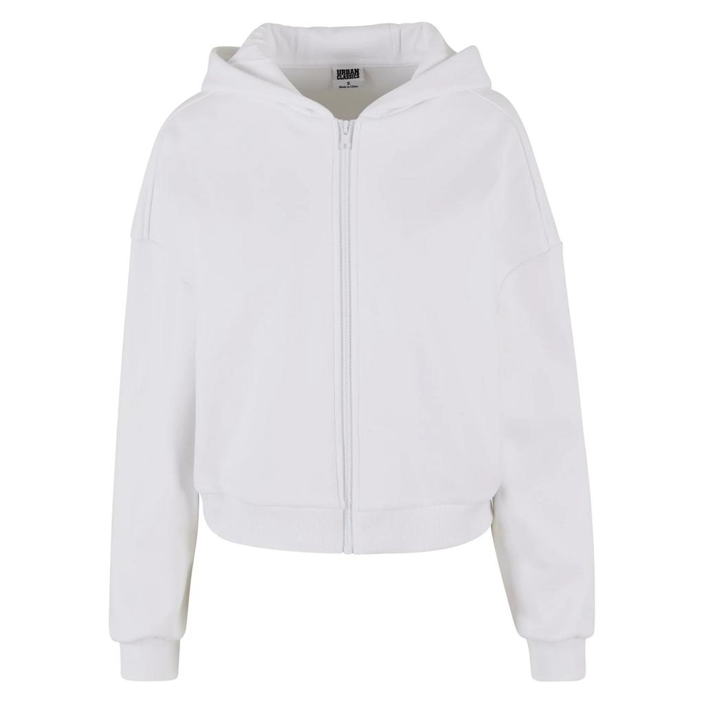 Urban Classics Womens/Ladies Cozy Zip Cropped Hoodie