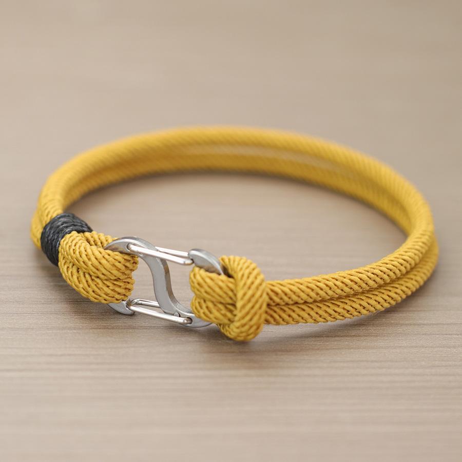 Fashion Rope Bracelet Men 6 Colors S Buckle Outdoor Survival Rescue Braslet Leisure Versatile Accessories Pulseria Hombre Joias
