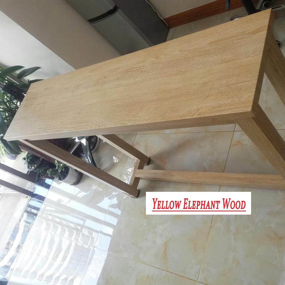 Yellow Oak Imitation Wood Water-Repellent Pvc Self-Adhesive Wall Cover Removable Wall Sticker For Door Cabinet Furniture Ornament