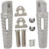 Motorcycle Footpeg Rear Footrest Foot Pegs Fits For 600 Silver#Rear#2
