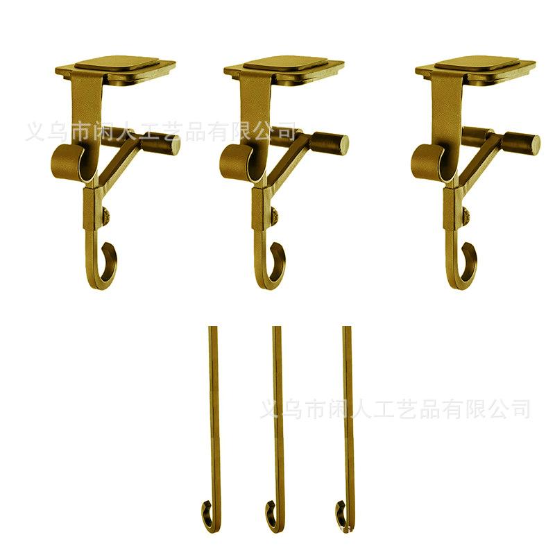 1/2/3pcs Garland Holder Heavy Duty 2-in-1 Fireplace Stocking and Garland Hanger Adjustable Christmas Mantle Hanger Dual Hooks
